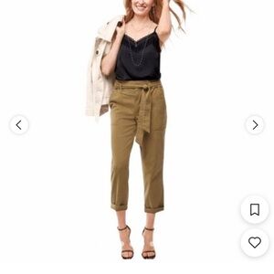 CAbi Front Tie Cropped Pants